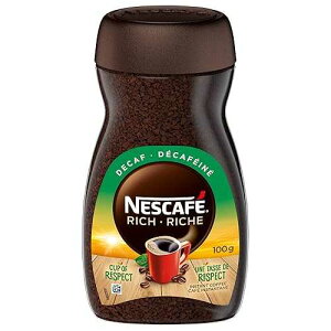 NESCAFE RICH Decaffeinated,dark roast Instant Coffee 100g Nescafe NESCAF RICH Decaffeinated,dark roast Instant Coffee 100g