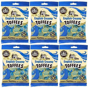 Walkers Nonsuch English Creamy Toffees Bag 5.29 Oz (Pack of 6) ? Traditional British Butter Toffee Candy with Whole Milk, Individually Twist-Wrapped Chewy Sweets, Old-Fashioned Gourmet Treat from UK Walkers' Nonsuch Wa