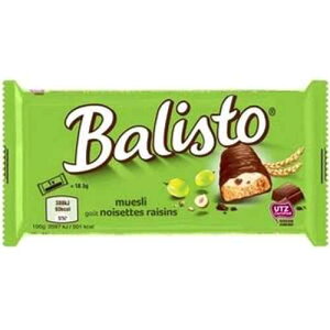 Balisto 9 Barres �~���[�Y���[ �m���[�b�g ���[�Y�� 166g (vert) Balisto 9 Barres Muesli Noisette Raisin 166g (vert)