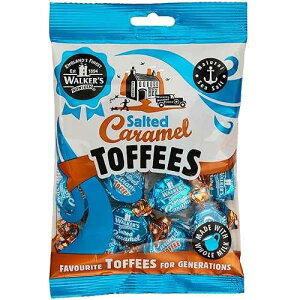 Walkers' Nonsuch Salted Caramel Toffees with Butter & Whole Milk Imported from the UK Traditional British Candy Individually Twist Wrapped Toffee 5.29 Oz (150g)