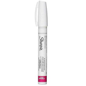 V[s[ yCg}[J[  zCgCN 12{pbN Sharpie Oil-Based t Marker, Medium Point, White Ink, Pack of 12