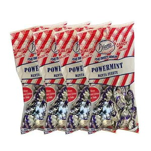 Diana Power Mint - Breath Mints Individually Wrapped - 90g Hard Candy Pouch (Pack of 4) DIANA 55 YEARS OF QUALITY AND DESIGN Diana Power Mint - Breath Mints Individually Wrapped - 90g Hard Candy Pouch (Pack of 4)