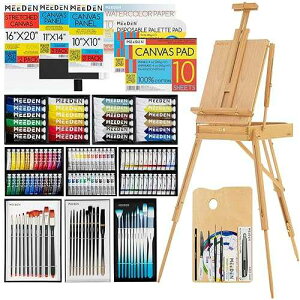 MEEDEN 149PCS Art Supplies with French Easel, All-in-one ting Set for Artists Beginners MEEDEN 149PCS Art Supplies with French Easel, All-in-one ting Set for Artists Beginners