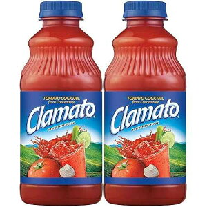 Clamato g}gJNeAIWiA32IX{g (2{pbNAv64tʃIX) Clamato Tomato Cocktail, Original, 32oz Bottle (Pack of 2, Total of 64 Fl Oz)