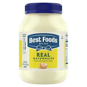 Best Foods A}l[Y ThCb`ȒPȐH̃N[~[Ȓ A}l[Y Oet[A100% P[Wt[gp 30 IX Best Foods Real Mayonnaise For a Creamy Condiment for S