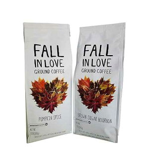 tH[ C u R[q[ oh -- pvL XpCXƃuE VK[ o[{ -- ӁAe 12 IX Fall In Love Coffee Bundle -- Pumpkin Spice and Brown Sugar Bourbon -- Ground, 12 oz each