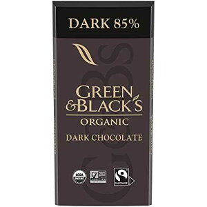 Green & Black's I[KjbN _[N `R[g o[AJJI 85%A3.17 IX Green & Black's Organic Dark Chocolate Bar, 85% Cacao, 3.17 oz