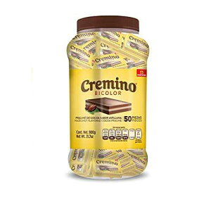 N~[m oCJ[ `R[g W[ w[[ibc~N`R[gt[o[o[ ㎿Ȗ킢 v 50 o[ 32 IX (1 pbN) Cremino Bicolor Chocolate Jar Hazelnut & Milk Chocolate 