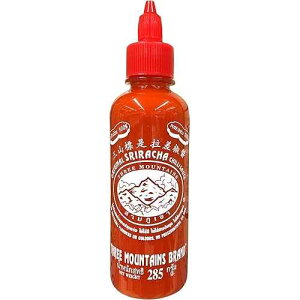 �I���W�i�� �X���[ �}�E���e�� �V���`���[ �z�b�g�`���\�[�X �ł��X�p�C�V�[�ȃt���[�o�[ �{�g�� - 10.5 �I���X (���b�h �X�p�C�X) Three moutain Original Three Mountain Sriracha Hot Chili Sauce Most Spicy flavor 