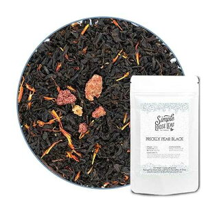 Simple Loose Leaf Tea Company Simple Loose Leaf - Prickly Pear Black Tea - Premium Loose Leaf Black Tea - High Caffeine - Rich, Unique Flavor (4 Ounce)