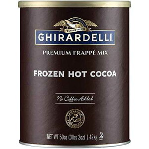 Mf t[Y zbg RRA tby ~bNXA3.12 |h (6 pbN) Ghirardelli Frozen Hot Cocoa Frappe Mix, 3.12 Pound (Pack of 6)