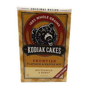 Kodiak Cakes �I�[���i�`������ �t�����e�B�A�p���P�[�L�A�t���b�v�W���b�N�����b�t���~�b�N�X�A�o�^�[�~���N���n�j�[�A24�I���X�i3�p�b�N�j Kodiak Cakes All Natural Frontier Pancake, Flapjack and Waffle M