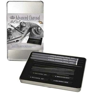 Royal & Langnickel Advanced Charcoal Art Set W/Tin-