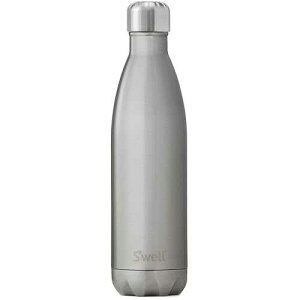 S'well Stainless Steel Water Bottle, 25oz, Silver Lining, Triple Layered Vacuum Insulated Containers Keeps Drinks Cold for 48 Hours and Hot for 24, BPA Free, Perfect for On the Go