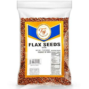 AJ Premium Indian Alsi Flax Seeds (Linseed), 4.5oz (130g) TAJ Gourmet Foods AJ Premium Indian Alsi Flax Seeds (Linseed), 4.5oz (130g)