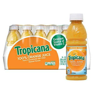 gsJ[i 100% IWW[XA10 tʃIX (24 pbN) Tropicana 100% Orange Juice, 10 fl oz (24 Pack)