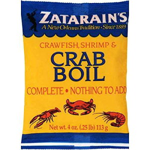U^C̃JjƃGr̃{CAtς݁A4IX Zataran's Zatarain's Crab & Shrimp Boil-Pre-Seasoned, 4 OZ
