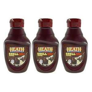 �q�[�X �V�F�� �g�b�s���O�A7 �I���X �{�g�� (3 �p�b�N) Heath Shell Topping, 7-Ounce Bottle (Pack of 3)