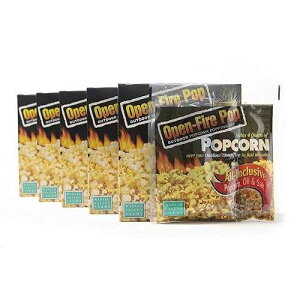 All in One Popcorn Packs - Wabash Valley Farms All Inclusive Popping Kits, Open Fire Pop, Popcorn Kernels for Outdoor Popping, All in One Popcorn Kernels, Popcorn Kit, 5 Packs 5 Kits