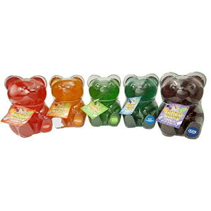 ??? ? ??? ?? ?? ???? ? ?? ??, 12 ??, 4 ?? (10.2cm) ?? Alberts' Candy Albert's Big Bite Jumbo Blue Raspberry Flavored Gummy Bear, 12 Ounce, 4 Inches Tall