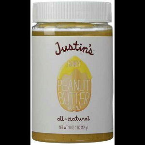 16 �I���X�A�W���X�e�B���̃s�[�i�b�c�o�^�[�n�j�[�W���[�A16 �I���X Justin's Nut Butter 16 Ounce, Justin's Peanut Butter Honey Jar, 16 Oz