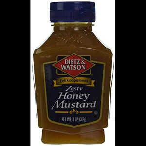 Dietz & Watson, Deli ComplimentsA[XeB nj[ }X^[hA11 IX {g (2 pbN) Dietz & Watson, Deli Compliments, Zesty Honey Mustard, 11oz Bottle (Pack of 2)