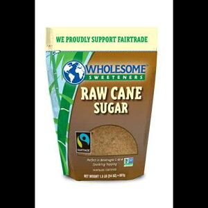 Wholesome Sweeteners ̍A24 IX (6) Wholesome Sweeteners Raw Cane Sugar, 24 oz. (Pack of 6)