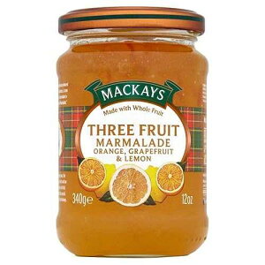 }bPCY X[ t[c }[}[h (340g) - 2 pbN Mackays Three Fruit Marmalade (340g) - Pack of 2