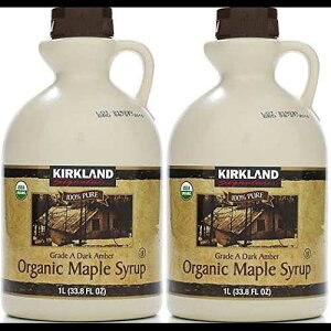 J[Nh VOl`[ I[KjbN [v Vbv (67.6 tʃIX) Kirkland Signature Organic Maple Syrup, (67.6 Fluid Ounce)