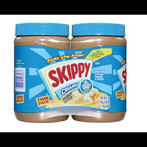 SKIPPY N[~[s[ibco^[A40IXcCpbNA2.5|hi2pbNj SKIPPY Creamy Peanut Butter, 40 Ounce Twin Pack,2.5 Pound (Pack of 2)