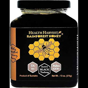 v~A gDAI 13 IX (ԕ 4.8M+ATA 14+) ۑɍœKA250 tB[g̎Ŗ쐶nAAEۂĂȂAh߂ĂȂ Health Harvest Premium Tualang Black Honey 13oz (Pollen 4.8