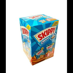 SKIPPY �N���[�~�[�s�[�i�b�c�o�^�[ �ʃX�N�C�[�Y�p�b�N�A1.15�I���X (8��) SKIPPY Creamy Peanut Butter Individual Squeeze Packs, 1.15 Ounce (8 Pouches)