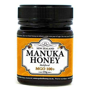 j[W[hY 100% sA }kJnj[ MGO 100+ 250g (8.8IX) Puhoi Honey New Zealand 100% Pure Manuka Honey MGO 100+ 250g (8.8oz)