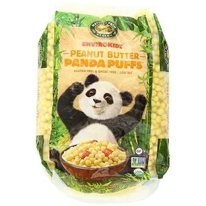 Envirokidz Organic Peanut Butter Panda Puffs Enviropakz, 25-Ounce Bag