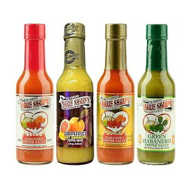 Marie Sharp's Habanero Pepper Variety Set, 5 oz bottles each