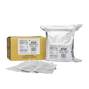 Tea Zone 1IX NVbN zCg s[` O[ eB[A50 JEg Tea Zone 1 oz Classic White Peach Green Tea, 50 Count