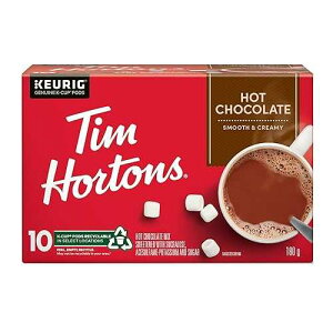 Tim Hortons Original Hot Chocolate, Single Serve Keurig K-Cup Pods, 10 Count
