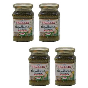 �e�B�O�b���I:�u�O���� �y�X�g �A�b�� �W�F�m�x�[�[�v�W�F�m�x�[�[ �y�X�g �j���j�N�Ȃ� - 6.7 �t�ʃI���X (190ml) �p�b�P�[�W (4 �p�b�N) [�C�^���A�A��] GONDMAX Tigullio:"Gran Pesto alla Genovese" Genoves