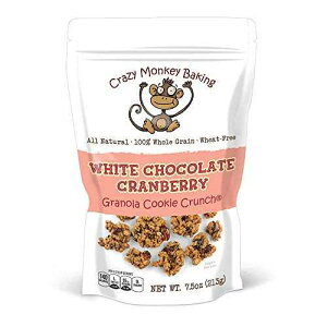 Crazy Monkey BakingAOm[ zCg `R[g Nx[A7.5 IX Crazy Monkey Baking, Granola White Chocolate Cranberry, 7.5 Ounce