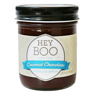 �R�R�i�b�c �`���R���[�g �X�v���b�h - �������� - �R�R�i�b�c �~���N - �_�[�N�R�R�A - �r�[�K�� - ���N�I - �R�[���V���b�v�s�g�p - �č����A10 �I���X Hey Boo Coconut Chocolate Spread - Delicious - Coconut