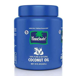 Parachute Coconut Oil 100% Pure & Natural Unrefined Coconut Oil No Chemicals & Preservatives Fresh Long Lasting Aroma Untouched By Hands 15 Fl Oz Jar