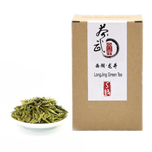 チャウロンジン緑茶 チャウ- S 8.8oz 250g ChaWuWarmSun Cha LongJing Wu- Wu Tea Green 安値 いつでも送料無料