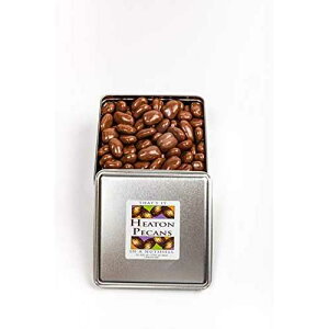 q[g s[J Mtg - `R[gŕꂽs[J - Ȑ`̊ (1.75 |h) Heaton Pecans Gift Tin - Chocolate Covered Pecans - Small Square Tin (1.75 lbs)