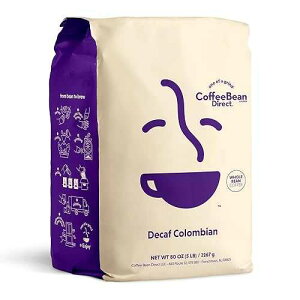 ?? ? ???? ???? ????, ?? ??, ??? ???, 2.27kg ? (1?) Coffee Bean Direct Decaf Colombian, Whole Bean Coffee, Light Roast, 5 Pound Bag (Pack of 1)