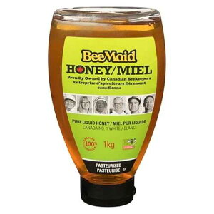 BeeMaid Honey 100% Canadian Pasteurized Pure Liquid Honey 1kg/2.2 lb Bee Maid BeeMaid Honey 100% Canadian Pasteurized Pure Liquid Honey 1kg/2.2 lb