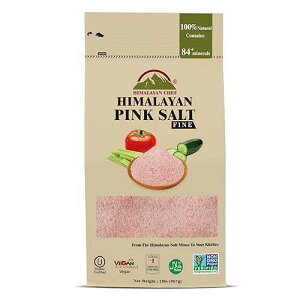 �q�}������ �V�F�t �t�@�C�� �q�}���� �s���N �\���g �o�b�O�A2�|���h�A�f���炵���� Himalayan Chef Fine Himalayan Pink Salt Bag, 2 LBS, Incredible Taste