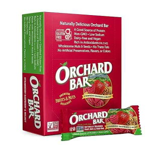 Orchard Bars Non-GMO Fruit & Nut Bars, Strawberry Raspberry Walnut, 1.4 Oz, Pack of 12 Orchard Bars Non-GMO Fruit & Nut Bars, Strawberry Raspberry Walnut, 1.4 Oz, Pack of 12