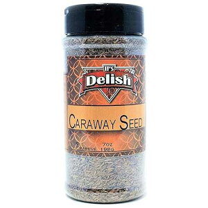 �O���� �L�����E�F�C �V�[�Y by Its Delish�A���r�A7�I���X It's Delish Gourmet Caraway Seeds by Its Delish, Medium Jar, 7 oz