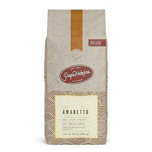 �p�p�j�R���X�R�[�q�[ �S���R�[�q�[�A�A�}���b�g�A10�I���X PapaNicholas Coffee Whole Bean Coffee, Amaretto, 10 Ounce
