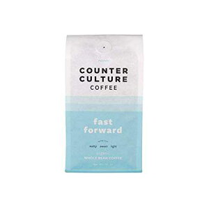 Counter Culture Coffee Fast Forward - Light Roast, Organic, Sustainably Farmed, Kosher, Whole Bean Coffee, 12 oz (1 Bag)